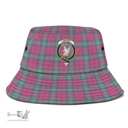 Scottish Lindsay Ancient Plaid Tartan Crest Bucket Hat - Tartan Plaid Brim Hat Scottish Plaid Tartan Plaid - ScotsTee - scotstee.com