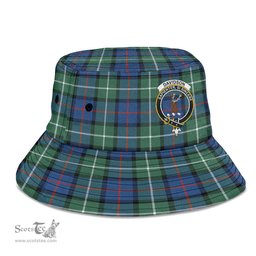 Scottish Davidson of Tulloch Plaid Tartan Crest Bucket Hat - Tartan Plaid Brim Hat Scottish Plaid Tartan Plaid - ScotsTee - scotstee.com