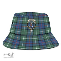 Scottish Davidson of Tulloch Plaid Tartan Crest Bucket Hat - Tartan Plaid Brim Hat Scottish Plaid Tartan Plaid - ScotsTee - scotstee.com