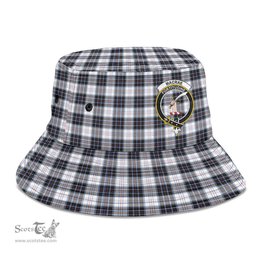Scottish MacRae Dress Modern Plaid Tartan Crest Bucket Hat - Tartan Plaid Brim Hat Scottish Plaid Tartan Plaid - ScotsTee - scotstee.com