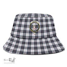 Scottish MacRae Dress Modern Plaid Tartan Crest Bucket Hat - Tartan Plaid Brim Hat Scottish Plaid Tartan Plaid - ScotsTee - scotstee.com