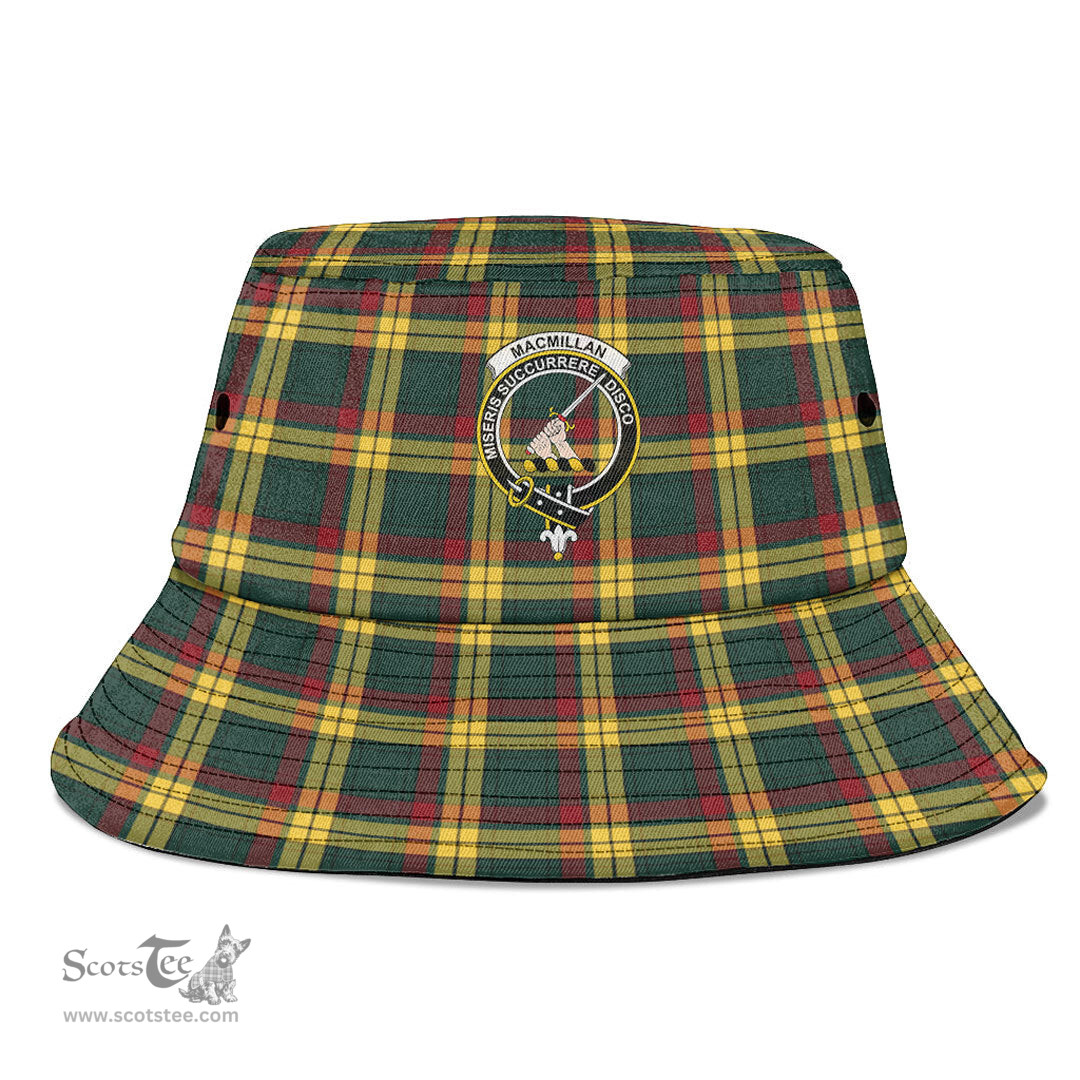 Scottish MacMillan Old Modern Plaid Tartan Crest Bucket Hat - Tartan Plaid Brim Hat Scottish Plaid Tartan Plaid - ScotsTee - scotstee.com