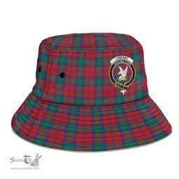 Scottish Lindsay Modern Plaid Tartan Crest Bucket Hat - Tartan Plaid Brim Hat Scottish Plaid Tartan Plaid - ScotsTee - scotstee.com