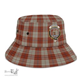 Scottish Davidson Dress Dancers Plaid Tartan Crest Bucket Hat - Tartan Plaid Brim Hat Scottish Plaid Tartan Plaid - ScotsTee - scotstee.com