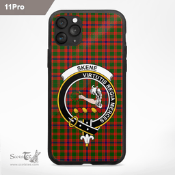 Skene Clan Badge Tartan Phone Case - Tartan Scottish Crest Phone Case Scottish Plaid Tartan Plaid - ScotsTee - scotstee.com