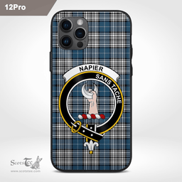 Napier Clan Badge Tartan Phone Case - Tartan Scottish Crest Phone Case Scottish Plaid Tartan Plaid - ScotsTee - scotstee.com