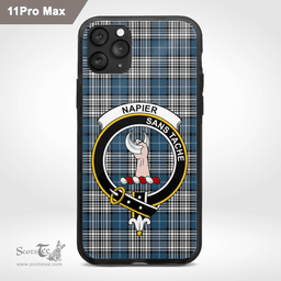 Napier Clan Badge Tartan Phone Case - Tartan Scottish Crest Phone Case Scottish Plaid Tartan Plaid - ScotsTee - scotstee.com