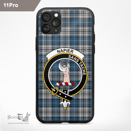 Napier Clan Badge Tartan Phone Case - Tartan Scottish Crest Phone Case Scottish Plaid Tartan Plaid - ScotsTee - scotstee.com