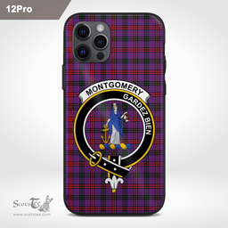 Montgomery Clan Badge Tartan Phone Case - Tartan Scottish Crest Phone Case Scottish Plaid Tartan Plaid - ScotsTee - scotstee.com