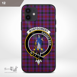 Montgomery Clan Badge Tartan Phone Case - Tartan Scottish Crest Phone Case Scottish Plaid Tartan Plaid - ScotsTee - scotstee.com