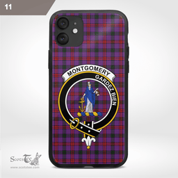 Montgomery Clan Badge Tartan Phone Case - Tartan Scottish Crest Phone Case Scottish Plaid Tartan Plaid - ScotsTee - scotstee.com