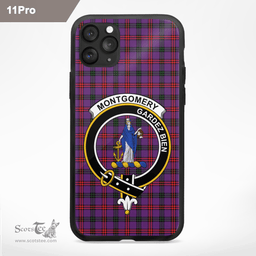 Montgomery Clan Badge Tartan Phone Case - Tartan Scottish Crest Phone Case Scottish Plaid Tartan Plaid - ScotsTee - scotstee.com