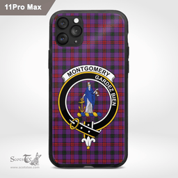 Montgomery Clan Badge Tartan Phone Case - Tartan Scottish Crest Phone Case Scottish Plaid Tartan Plaid - ScotsTee - scotstee.com