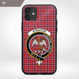 Straiton Clan Badge Tartan Phone Case - Tartan Scottish Crest Phone Case Scottish Plaid Tartan Plaid - ScotsTee - scotstee.com