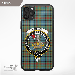 Paisley Clan Badge Tartan Phone Case - Tartan Scottish Crest Phone Case Scottish Plaid Tartan Plaid - ScotsTee - scotstee.com