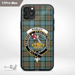 Paisley Clan Badge Tartan Phone Case - Tartan Scottish Crest Phone Case Scottish Plaid Tartan Plaid - ScotsTee - scotstee.com