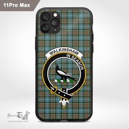 Walkinshaw Clan Badge Tartan Phone Case - Tartan Scottish Crest Phone Case Scottish Plaid Tartan Plaid - ScotsTee - scotstee.com