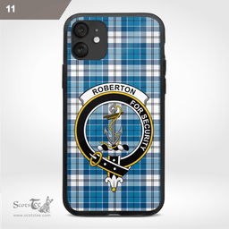 Roberton Clan Badge Tartan Phone Case - Tartan Scottish Crest Phone Case Scottish Plaid Tartan Plaid - ScotsTee - scotstee.com