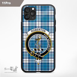 Roberton Clan Badge Tartan Phone Case - Tartan Scottish Crest Phone Case Scottish Plaid Tartan Plaid - ScotsTee - scotstee.com
