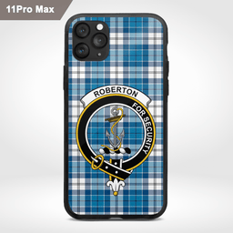 Roberton Clan Badge Tartan Phone Case - Tartan Scottish Crest Phone Case Scottish Plaid Tartan Plaid - ScotsTee - scotstee.com