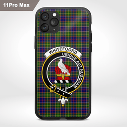 Whitefoord Clan Badge Tartan Phone Case - Tartan Scottish Crest Phone Case Scottish Plaid Tartan Plaid - ScotsTee - scotstee.com