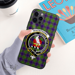 Whitefoord Clan Badge Tartan Phone Case - Tartan Scottish Crest Phone Case Scottish Plaid Tartan Plaid - ScotsTee - scotstee.com