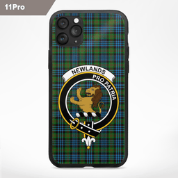 Newlands Clan Badge Tartan Phone Case - Tartan Scottish Crest Phone Case Scottish Plaid Tartan Plaid - ScotsTee - scotstee.com