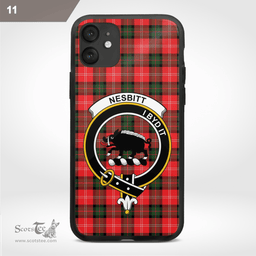 Nesbitt Clan Badge Tartan Phone Case - Tartan Scottish Crest Phone Case Scottish Plaid Tartan Plaid - ScotsTee - scotstee.com