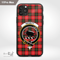 Nesbitt Clan Badge Tartan Phone Case - Tartan Scottish Crest Phone Case Scottish Plaid Tartan Plaid - ScotsTee - scotstee.com