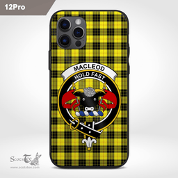 Macleod Of Lewis Clan Badge Tartan Phone Case - Tartan Scottish Crest Phone Case Scottish Plaid Tartan Plaid - ScotsTee - scotstee.com