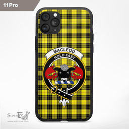 Macleod Of Lewis Clan Badge Tartan Phone Case - Tartan Scottish Crest Phone Case Scottish Plaid Tartan Plaid - ScotsTee - scotstee.com