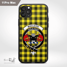 Macleod Of Lewis Clan Badge Tartan Phone Case - Tartan Scottish Crest Phone Case Scottish Plaid Tartan Plaid - ScotsTee - scotstee.com
