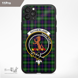 Sutherland Ii Clan Badge Tartan Phone Case - Tartan Scottish Crest Phone Case Scottish Plaid Tartan Plaid - ScotsTee - scotstee.com