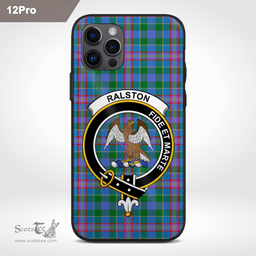 Ralston Clan Badge Tartan Phone Case - Tartan Scottish Crest Phone Case Scottish Plaid Tartan Plaid - ScotsTee - scotstee.com