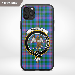 Ralston Clan Badge Tartan Phone Case - Tartan Scottish Crest Phone Case Scottish Plaid Tartan Plaid - ScotsTee - scotstee.com