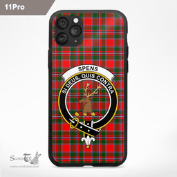 Spens Clan Badge Tartan Phone Case - Tartan Scottish Crest Phone Case Scottish Plaid Tartan Plaid - ScotsTee - scotstee.com