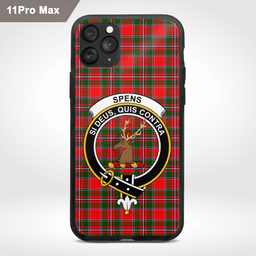 Spens Clan Badge Tartan Phone Case - Tartan Scottish Crest Phone Case Scottish Plaid Tartan Plaid - ScotsTee - scotstee.com
