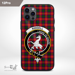 Riddell Clan Badge Tartan Phone Case - Tartan Scottish Crest Phone Case Scottish Plaid Tartan Plaid - ScotsTee - scotstee.com