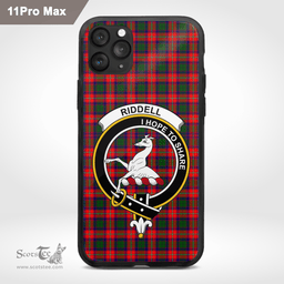 Riddell Clan Badge Tartan Phone Case - Tartan Scottish Crest Phone Case Scottish Plaid Tartan Plaid - ScotsTee - scotstee.com