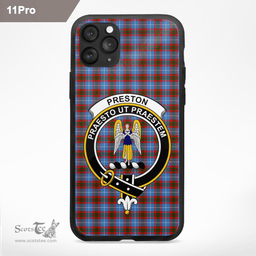 Preston Clan Badge Tartan Phone Case - Tartan Scottish Crest Phone Case Scottish Plaid Tartan Plaid - ScotsTee - scotstee.com