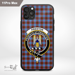 Preston Clan Badge Tartan Phone Case - Tartan Scottish Crest Phone Case Scottish Plaid Tartan Plaid - ScotsTee - scotstee.com