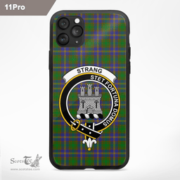 Strang Clan Badge Tartan Phone Case - Tartan Scottish Crest Phone Case Scottish Plaid Tartan Plaid - ScotsTee - scotstee.com