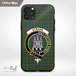 Strang Clan Badge Tartan Phone Case - Tartan Scottish Crest Phone Case Scottish Plaid Tartan Plaid - ScotsTee - scotstee.com