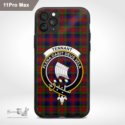 Tennant Clan Badge Tartan Phone Case - Tartan Scottish Crest Phone Case Scottish Plaid Tartan Plaid - ScotsTee - scotstee.com