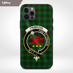 Primrose Clan Badge Tartan Phone Case - Tartan Scottish Crest Phone Case Scottish Plaid Tartan Plaid - ScotsTee - scotstee.com