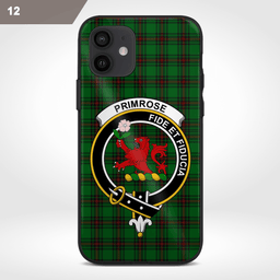 Primrose Clan Badge Tartan Phone Case - Tartan Scottish Crest Phone Case Scottish Plaid Tartan Plaid - ScotsTee - scotstee.com