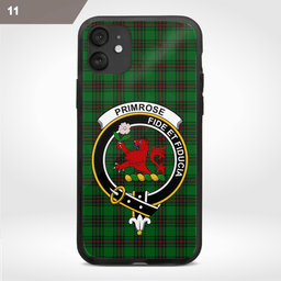 Primrose Clan Badge Tartan Phone Case - Tartan Scottish Crest Phone Case Scottish Plaid Tartan Plaid - ScotsTee - scotstee.com