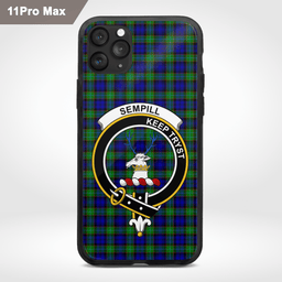 Sempill Clan Badge Tartan Phone Case - Tartan Scottish Crest Phone Case Scottish Plaid Tartan Plaid - ScotsTee - scotstee.com