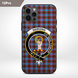 Skirving Clan Badge Tartan Phone Case - Tartan Scottish Crest Phone Case Scottish Plaid Tartan Plaid - ScotsTee - scotstee.com