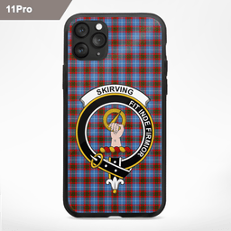 Skirving Clan Badge Tartan Phone Case - Tartan Scottish Crest Phone Case Scottish Plaid Tartan Plaid - ScotsTee - scotstee.com
